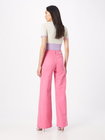 Fabienne Chapot Wide leg Jeans 'Eva' in Roze