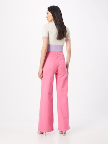 Wide Leg Jean 'Eva' Fabienne Chapot en rose