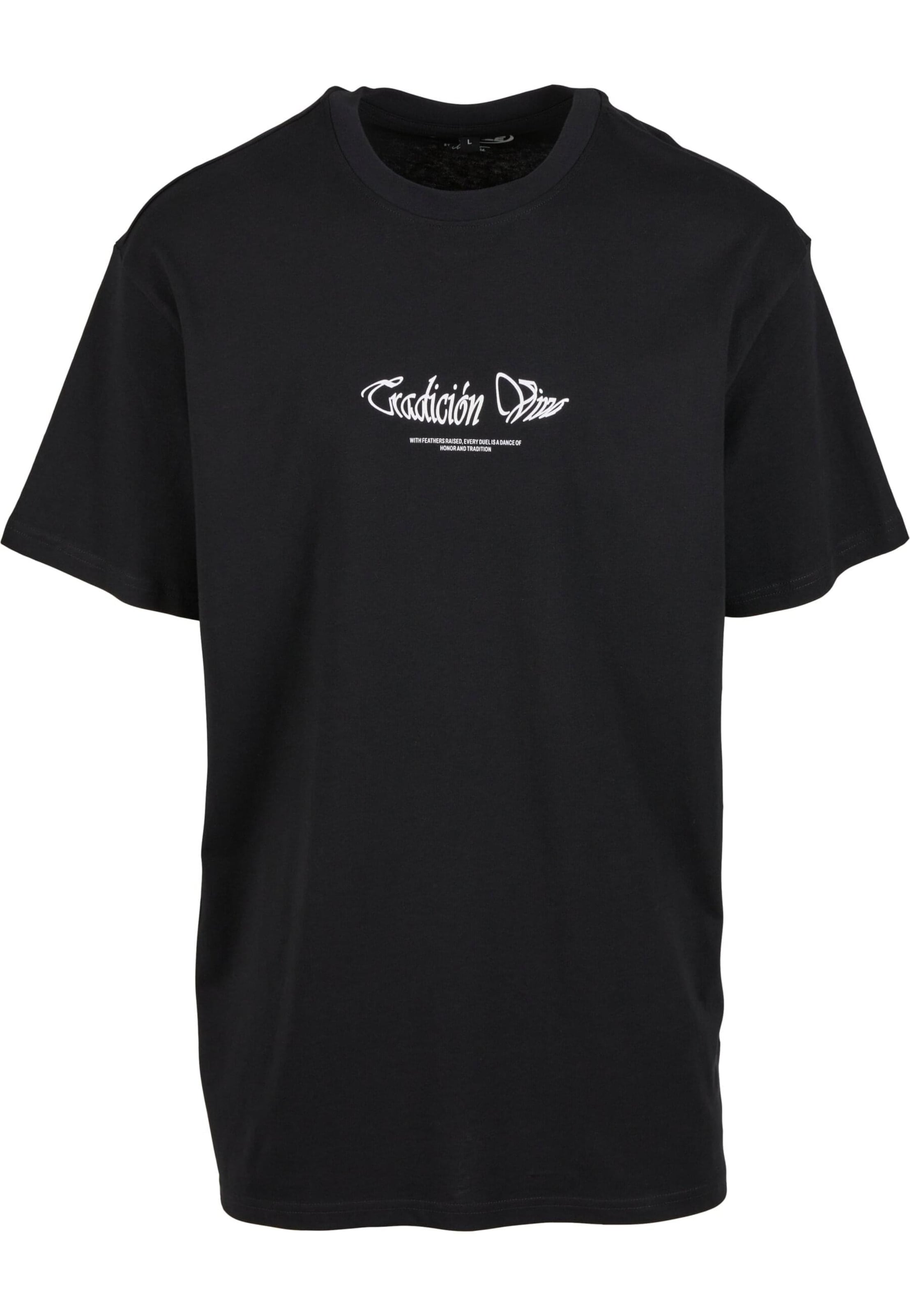 Maglietta 'Pelea De Gallos' di Mister Tee in nero: frontale