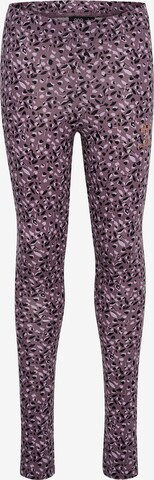 Hummel Skinny Leggings in Lila: predná strana