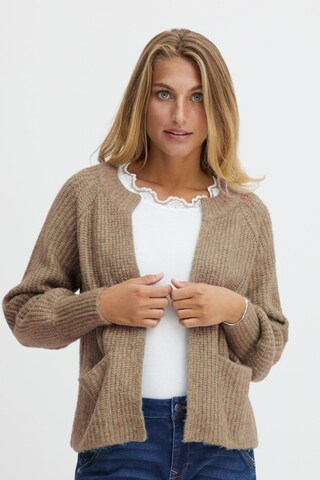 Fransa Knit cardigan 'Beverly' in Beige: front