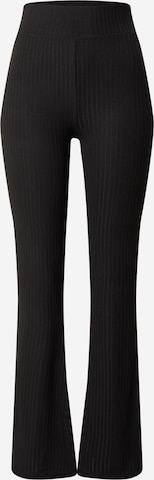 Urban Classics Flared Pants in Black: front