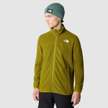 THE NORTH FACE Athletic Fleece Jacket '100 GLACIER' in Green: front