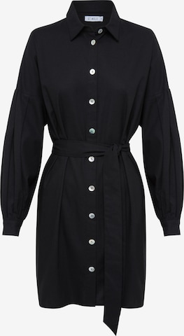 Robe-chemise 'BLIGH' St MRLO en noir : devant