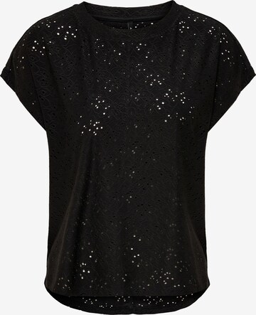 T-shirt 'SMILLA' ONLY en noir : devant