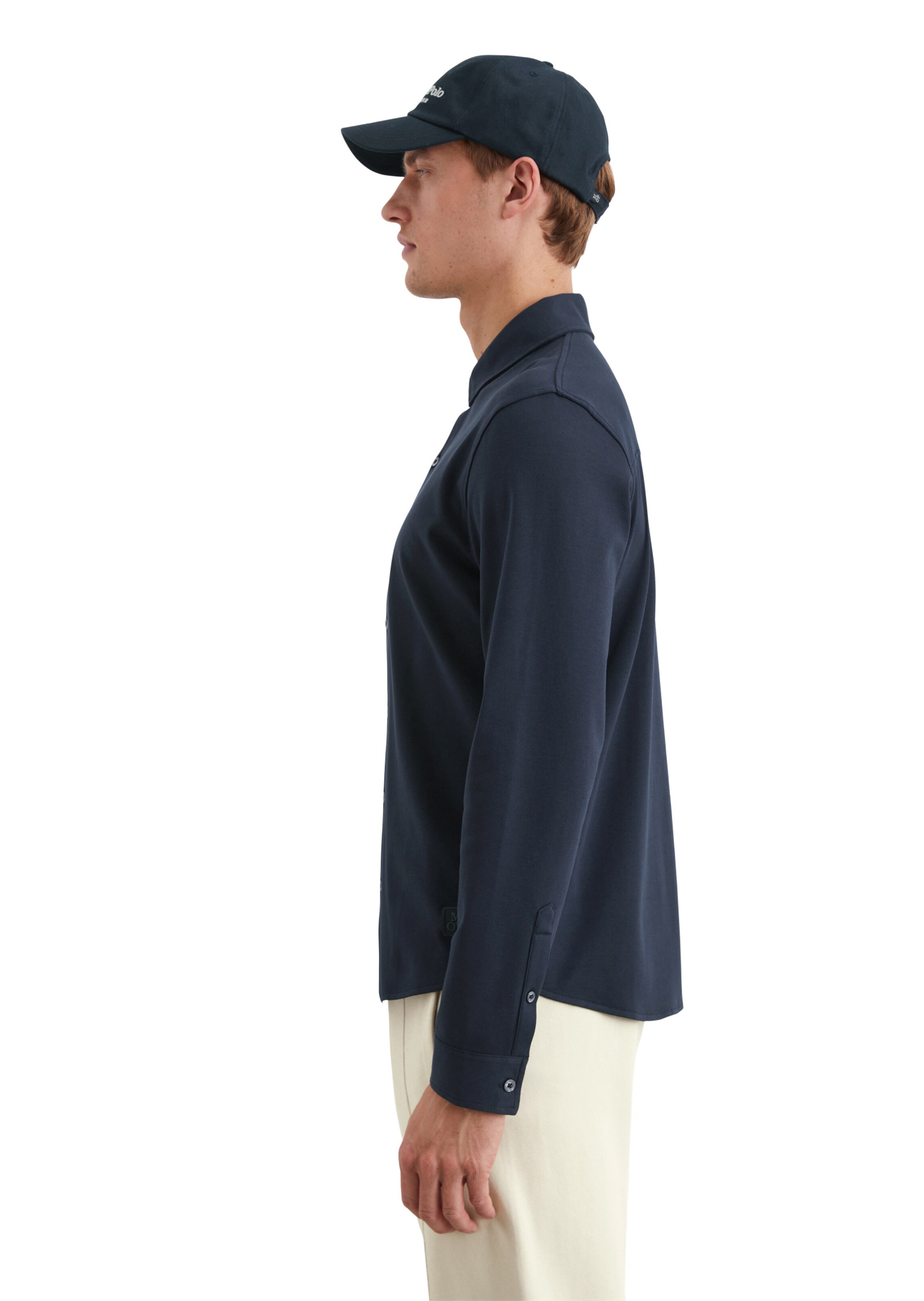 Marc O'Polo Regular fit Overhemd in Blauw