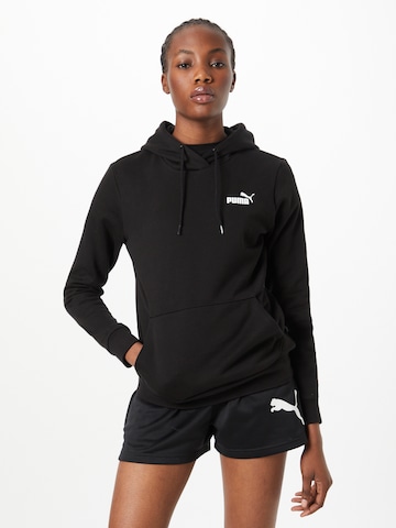 PUMA Athletic Sweatshirt in Black: front