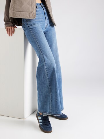 LEVI'S ® Wide leg Jeans 'Ribcage Bells' in Blauw: voorkant