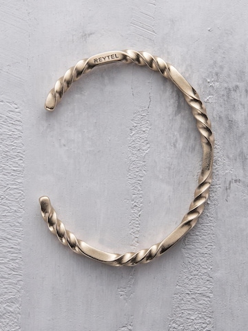 Braccialetto 'TIME LOOP' di REYTEL in oro: frontale