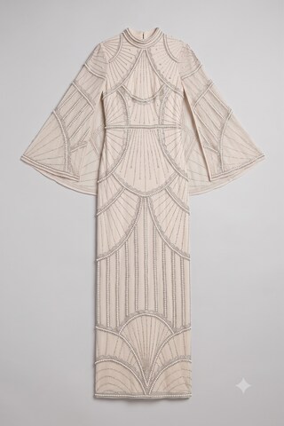 Coast Dress in Beige: front