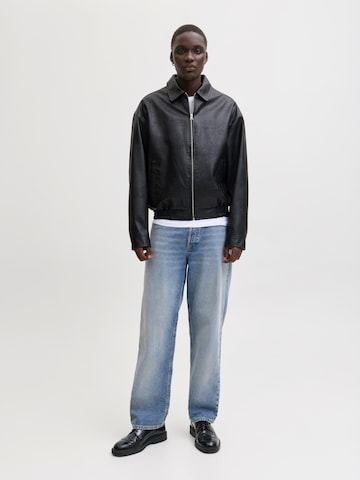 JACK & JONES Overgangsjakke 'JJLEON' i sort