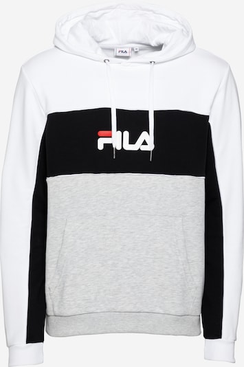 Felpa 'ANALU' FILA di colore grigio chiaro / rosso chiaro / nero / bianco, Visualizzazione prodotti