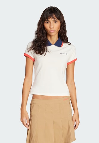 ADIDAS ORIGINALS Shirt in White: front