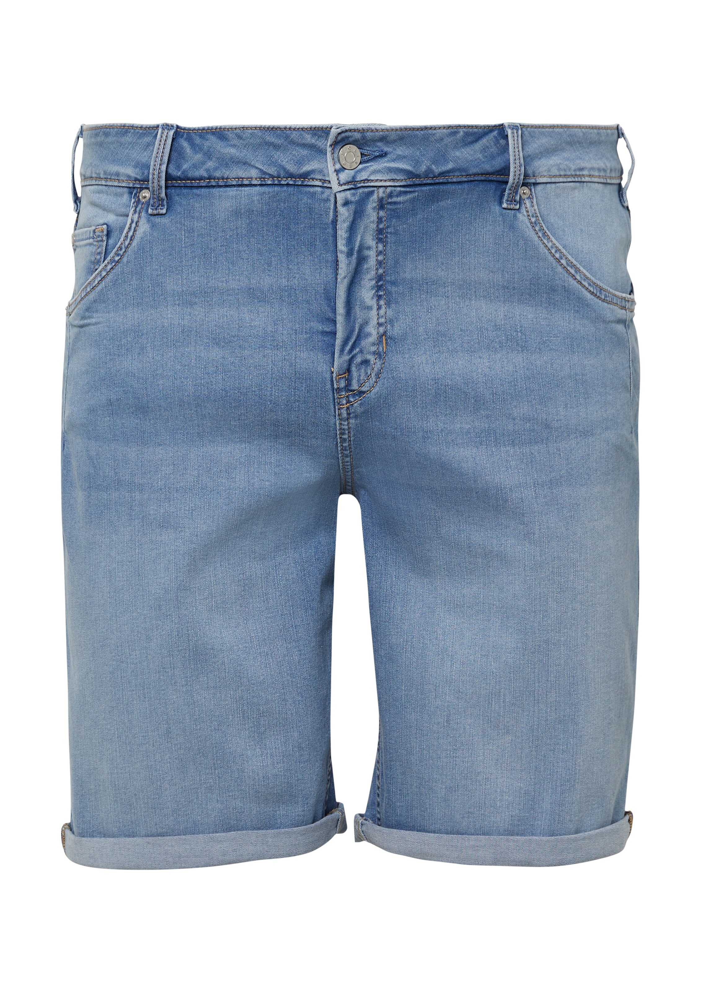 s.Oliver Red Label Plus Regular Jeans in Blauw: voorkant