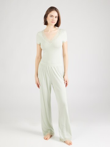 Hunkemöller Pižama 'Nana' | zelena barva: sprednja stran