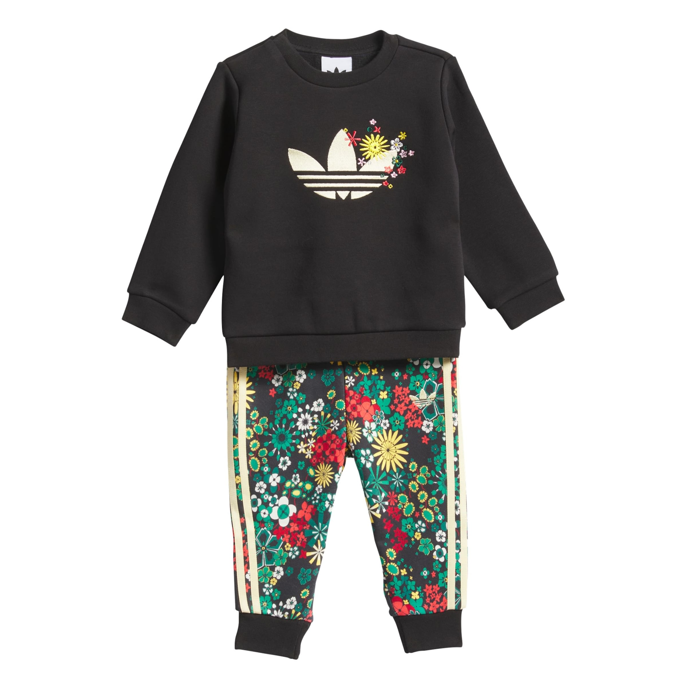 ADIDAS ORIGINALS Jogginganzug 'Adidas Originals x Liberty London' in Schwarz: Vorderseite