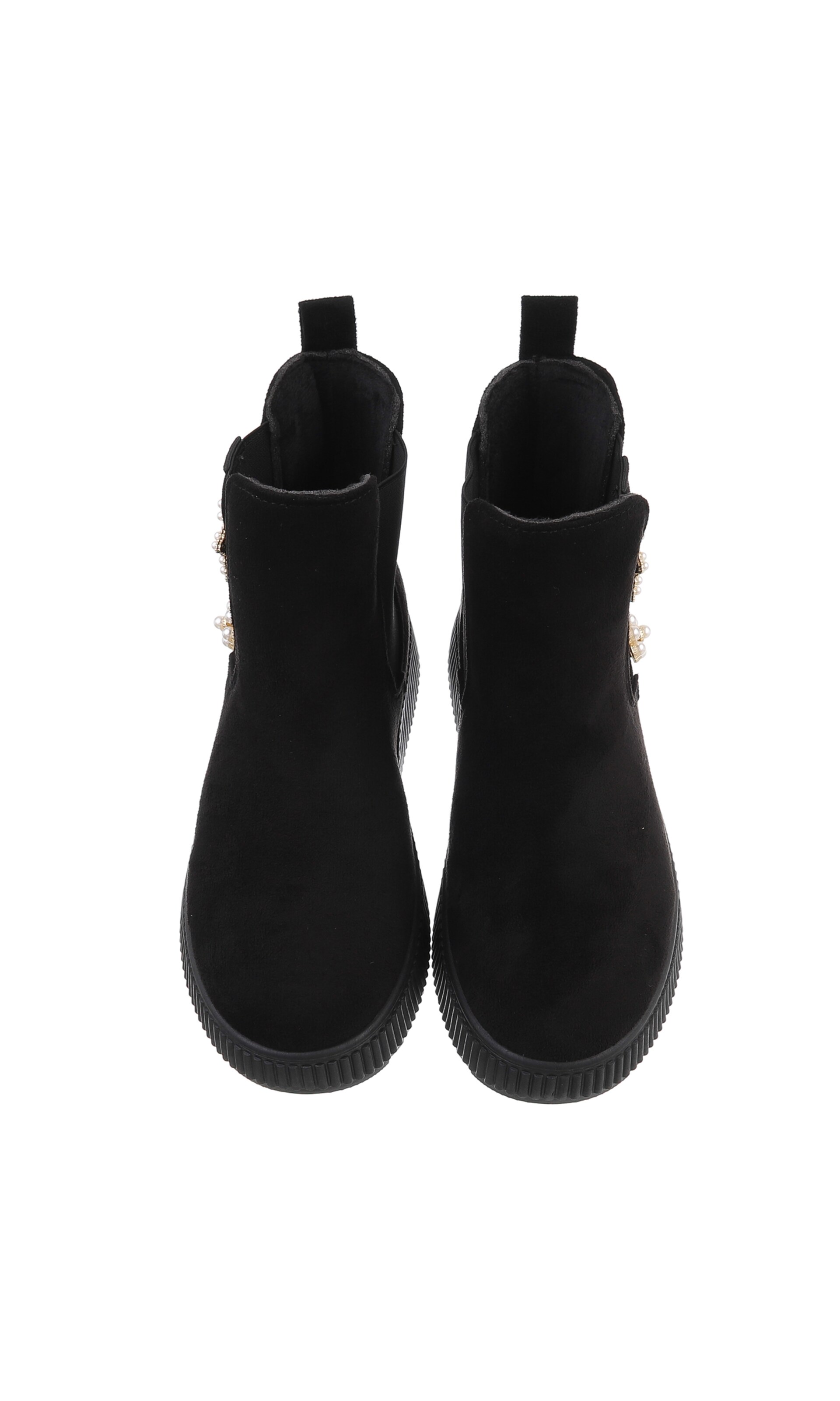 Ital-Design Stiefelette in Schwarz