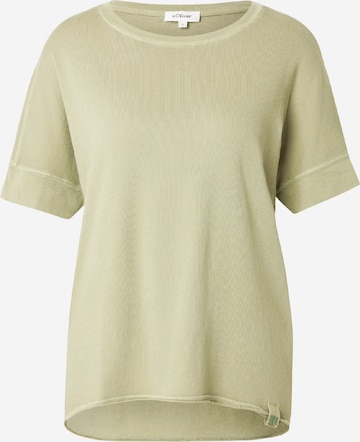 Tricou de la s.Oliver pe verde: față