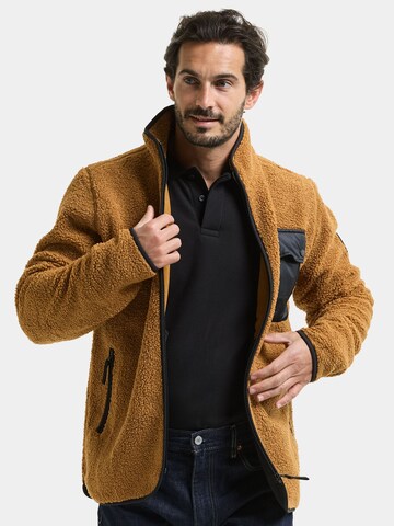 Didriksons Fleece jacket 'Peter' in Orange