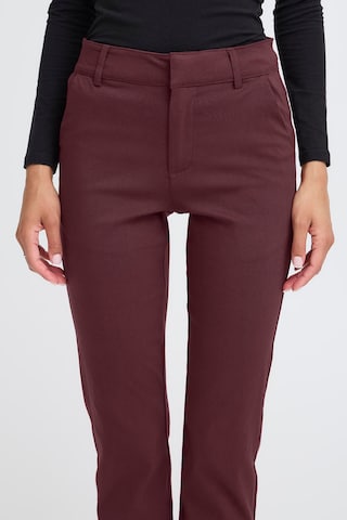b.young - Slimfit Calças chino 'BYDixi' em vermelho