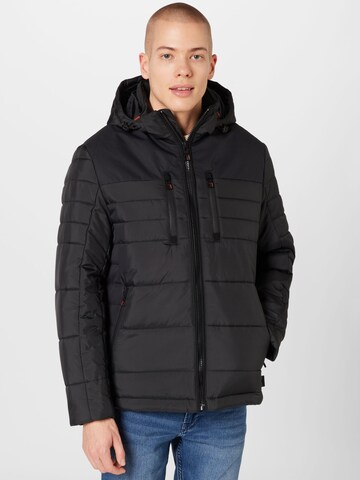 REDPOINT Winter Jacket 'Rubio' in Black: front