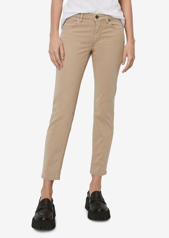 Skinny Jeans 'Lulea' di Marc O'Polo in beige: frontale