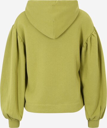 LEVI'S ® Sweatshirt 'Akane Rusched Hoodie' in Grün