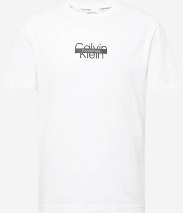 Calvin Klein - Camiseta en blanco: frente