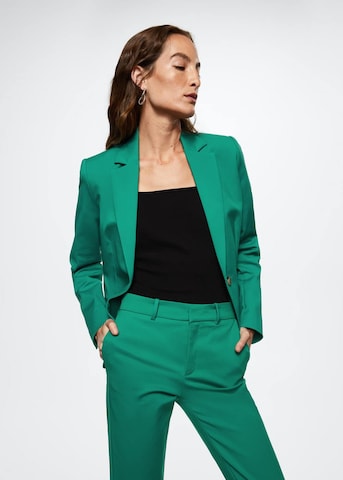 Regular Pantalon à plis 'Cofi' MANGO en vert