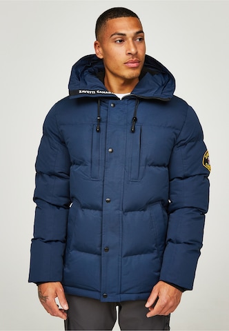 Zavetti Canada Between-seasons parka 'Oshawa 2.0' in Blue: front