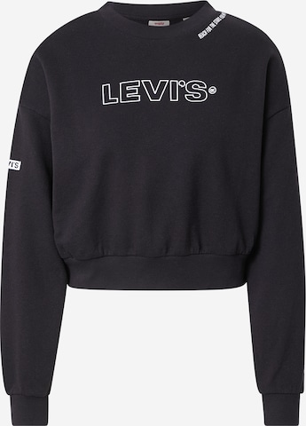 LEVI'S Sweatshirt σε μαύρο: μπροστά