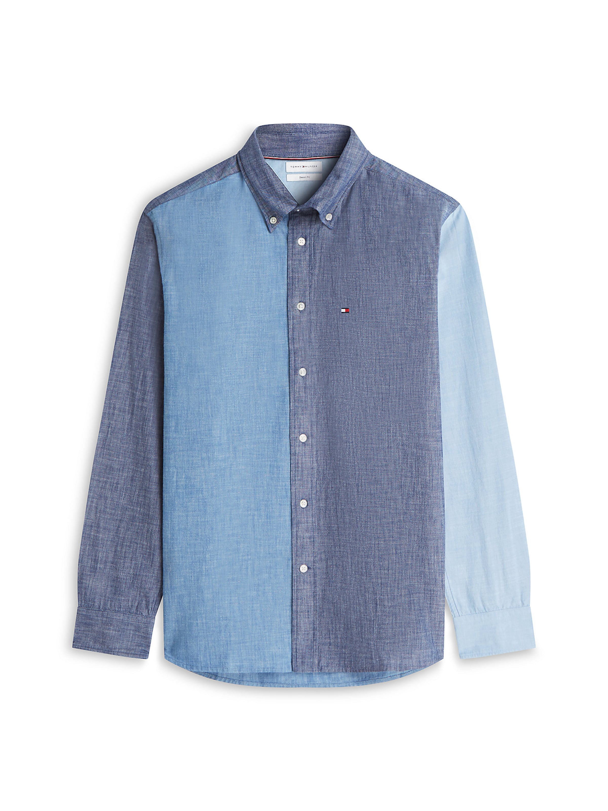 TOMMY HILFIGER Chemise en XS en bleu / bleu clair, Vue avec produit