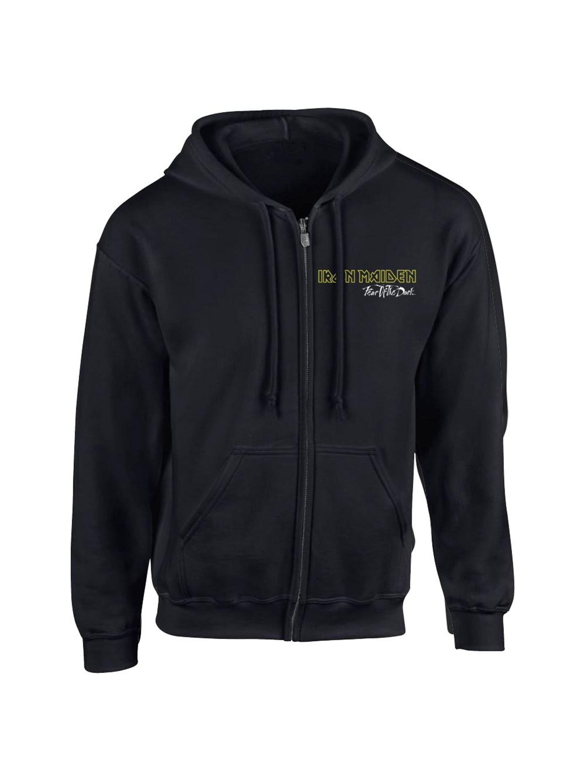 Iron Maiden Bluza rozpinana 'Fear Of The Dark' w kolorze czarny: przód