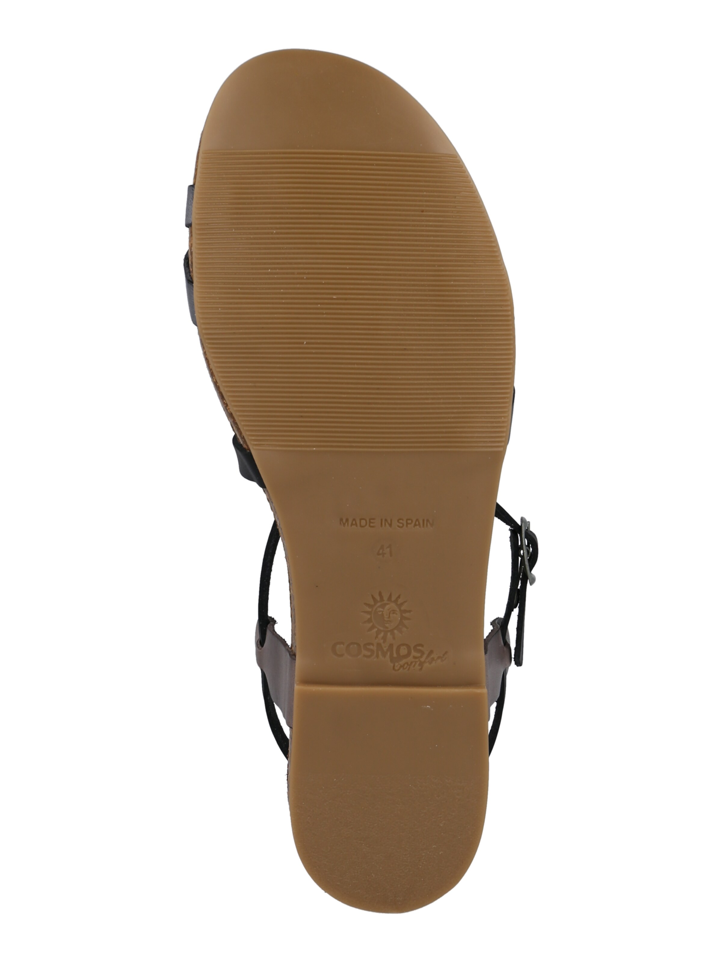 Sandalo con cinturino di COSMOS COMFORT in nero