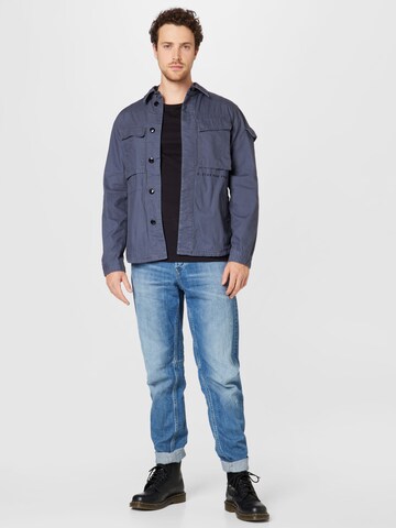 G-Star RAW Regular Fit Hemd in Blau