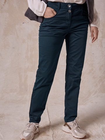 CECIL Regular Pants 'Scarlett' in Blue: front