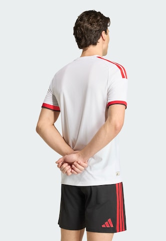 T-Shirt fonctionnel 'CR Flamengo 26 Away Authentic' ADIDAS PERFORMANCE en blanc