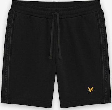 Pantalon Lyle & Scott en noir : devant