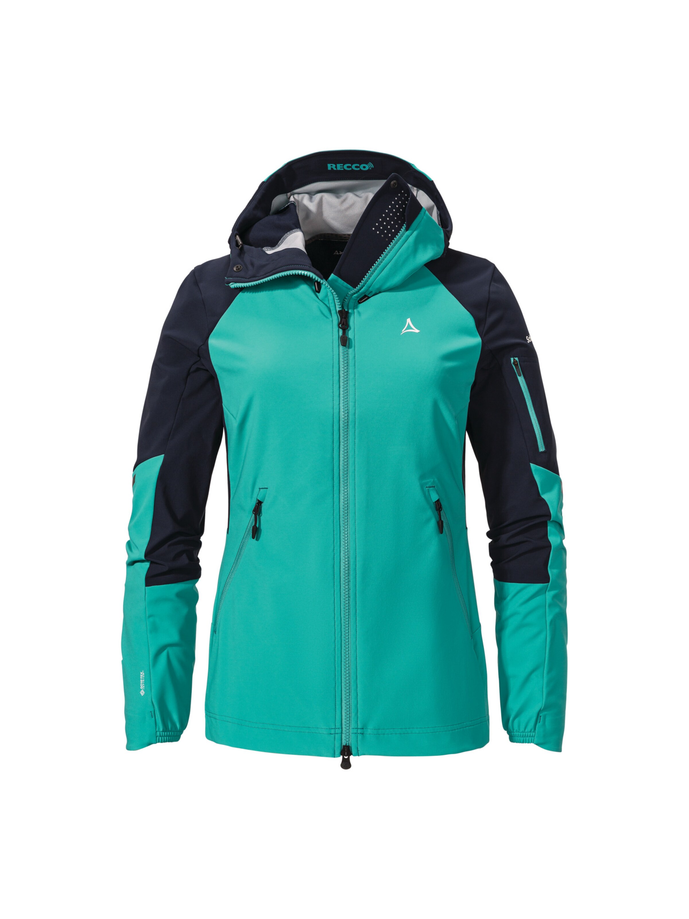 Schöffel Outdoorjas 'Softshell Jacket Kals L' in Groen: voorkant