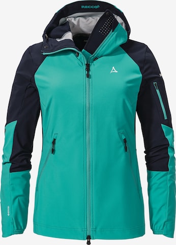 Schöffel Outdoor jacket 'Softshell Jacket Kals L' in Green: front