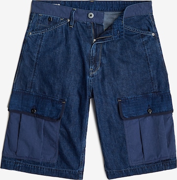 Loosefit Pantalon cargo G-STAR en bleu : devant
