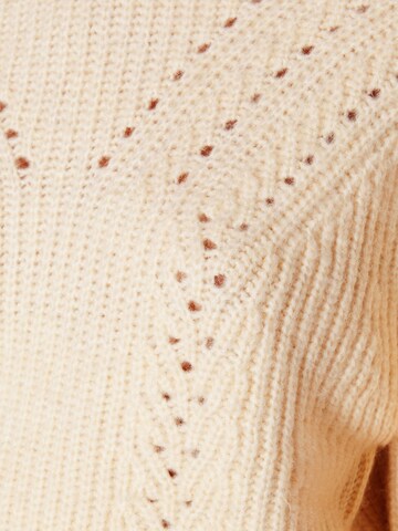 Bershka Pullover in Beige