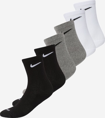 Chaussettes de sport NIKE en gris : devant