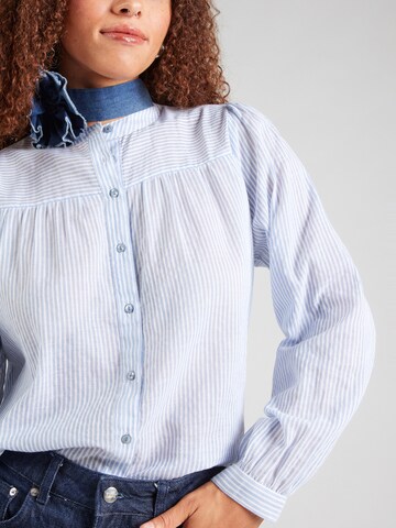 Lollys Laundry Bluse 'Nicky' i blå