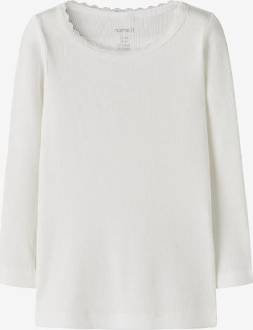 Maglietta 'NMFKAB' di NAME IT in bianco: frontale