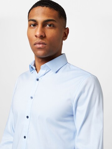 Coupe slim Chemise OLYMP en bleu