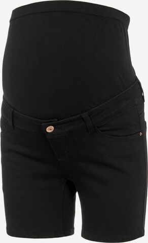 Regular Pantalon MAMALICIOUS en noir : devant