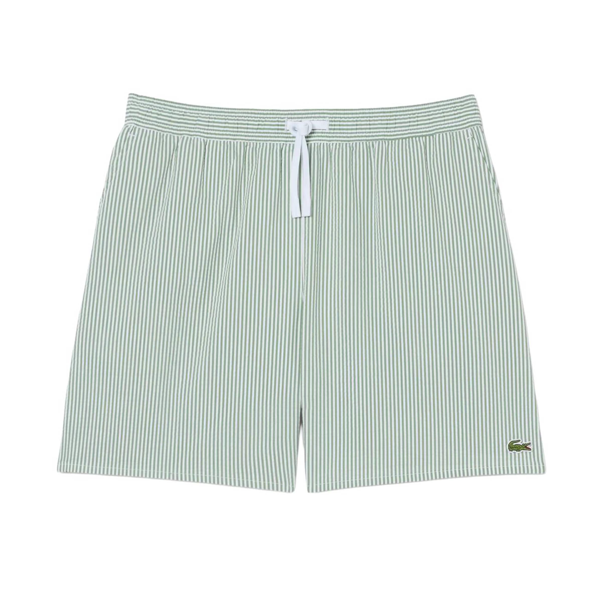 LACOSTE Regular Workout Pants in Green: front