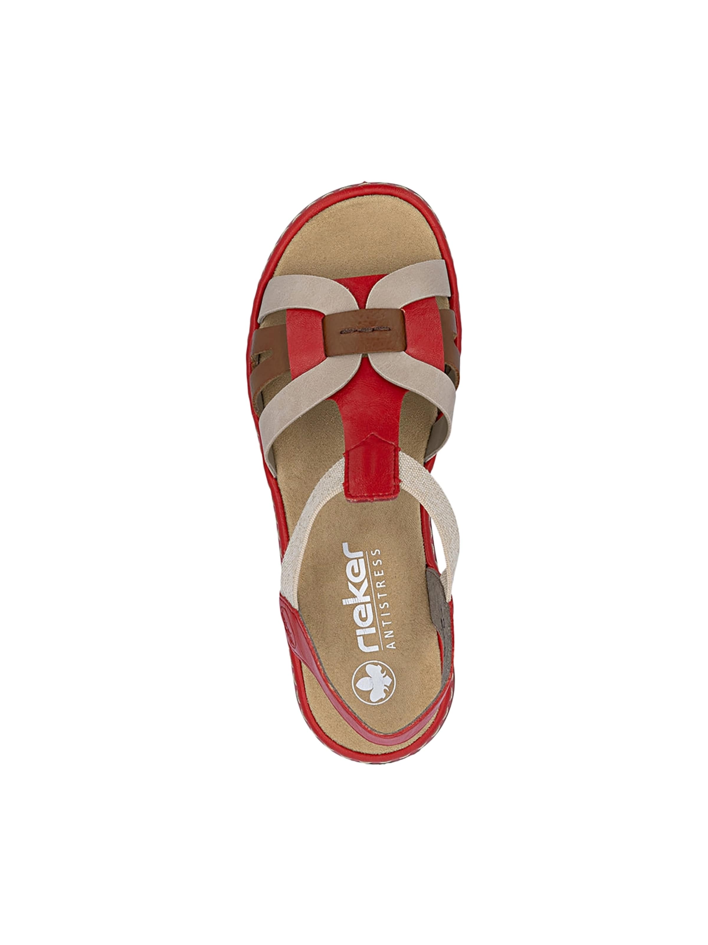 Rieker - Sandalias en rojo