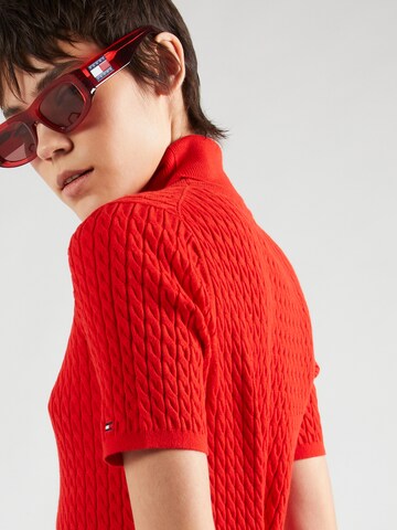 TOMMY HILFIGER Knit dress in Red